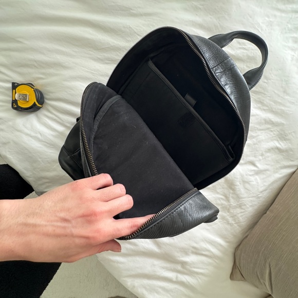 TED BAKER LONDON - Genuine Leather Backpack - Picture 4 of 10